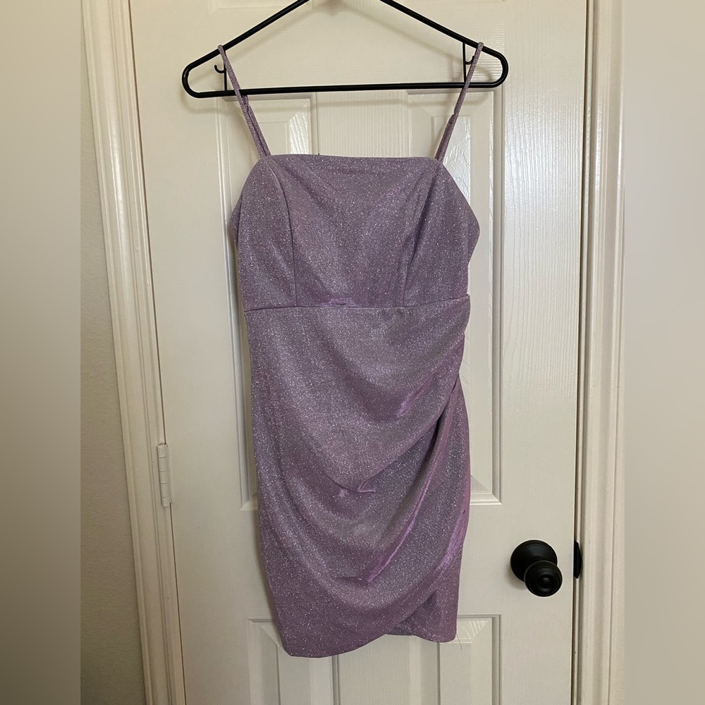 Midnight Doll sparkly purple dress